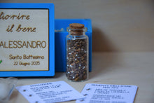 Carica l'immagine nel visualizzatore di Gallery, BOMBONIERE BATTESIMO CON SEMI PER API