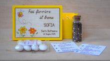 Carica l'immagine nel visualizzatore di Gallery, BOMBONIERE BATTESIMO CON SEMI PER API