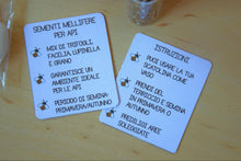 Carica l'immagine nel visualizzatore di Gallery, BOMBONIERE LAUREA CON SEMI PER API