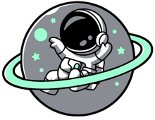 Carica l'immagine nel visualizzatore di Gallery, LAMPADA A TEMA ASTRONAUTA