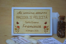 Carica l'immagine nel visualizzatore di Gallery, BOMBONIERE CRESIMA CON SEMI PER API