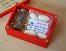 Carica l'immagine nel visualizzatore di Gallery, BOMBONIERE CRESIMA CON SEMI PER API