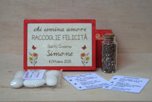 Carica l'immagine nel visualizzatore di Gallery, BOMBONIERE CRESIMA CON SEMI PER API