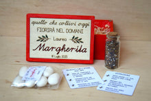 Carica l'immagine nel visualizzatore di Gallery, BOMBONIERE LAUREA CON SEMI PER API