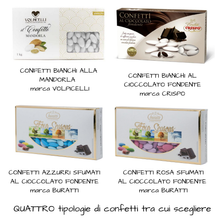 Carica l'immagine nel visualizzatore di Gallery, Quattro tipologie di confetti