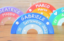 Carica l'immagine nel visualizzatore di Gallery, Annuncio Nascita Arcobaleno