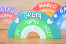 Carica l'immagine nel visualizzatore di Gallery, Annuncio Nascita Arcobaleno