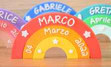 Carica l'immagine nel visualizzatore di Gallery, Annuncio Nascita Arcobaleno