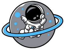 Carica l&#39;immagine nel visualizzatore di Gallery, LAMPADA A TEMA ASTRONAUTA
