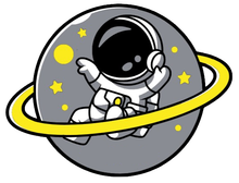 Carica l&#39;immagine nel visualizzatore di Gallery, LAMPADA A TEMA ASTRONAUTA
