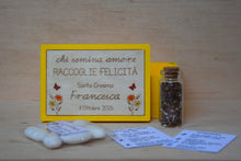 Carica l&#39;immagine nel visualizzatore di Gallery, BOMBONIERE CRESIMA CON SEMI PER API
